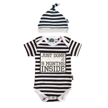 Load image into Gallery viewer, Funny Newborn Gift for New Parents – Just Done 9 Months Inside®