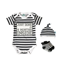 Load image into Gallery viewer, Funny Newborn Gift for New Parents – Just Done 9 Months Inside®