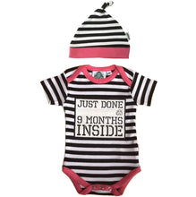 Load image into Gallery viewer, Funny Newborn Gift for New Parents – Just Done 9 Months Inside®