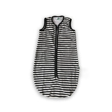 Load image into Gallery viewer, Lazy Baby® Organic Cotton Black &amp; White Sleeping Bag - Just Done 9 Months Inside